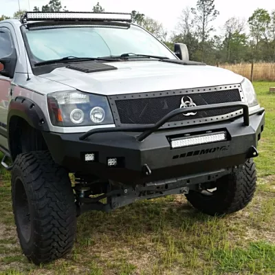 NISSAN TITAN 2003-2015 with CLASSIC FRONT Weld It Yourself STANDARD installed