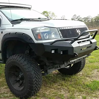 NISSAN TITAN 2003-2015 with CLASSIC FRONT Weld It Yourself STANDARD installed