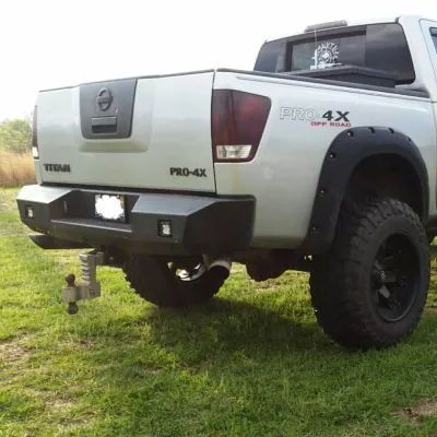 NISSAN TITAN 2003-2015 with CLASSIC REAR Weld It Yourself STANDARD installed