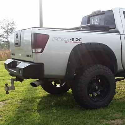 NISSAN TITAN 2003-2015 with CLASSIC REAR Weld It Yourself STANDARD installed