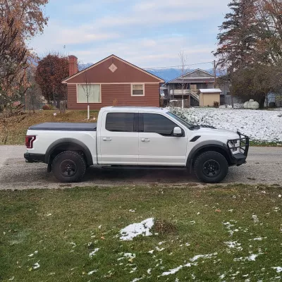 FORD RAPTOR 2017-2020 with PRECISION FRONT Weld It Yourself STANDARD installed