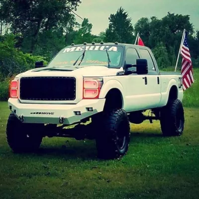 FORD F250-350 2005-2007 with CLASSIC FRONT Weld It Yourself STANDARD installed
