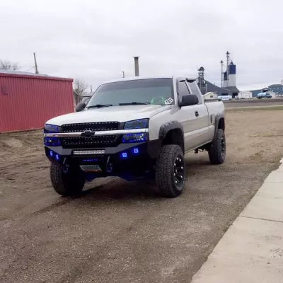 CHEVY 1500 2003-2007 with CLASSIC FRONT Weld It Yourself STANDARD installed