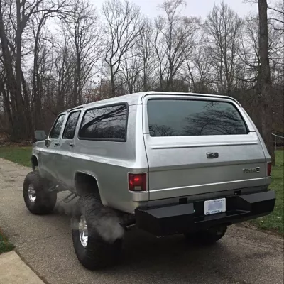 CHEVY SUBURBAN 1500 1981-1991 with CLASSIC REAR Weld It Yourself STANDARD installed