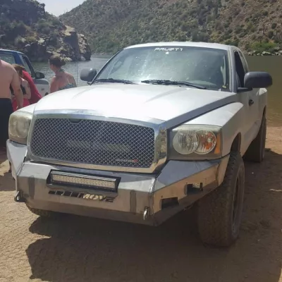 DODGE DAKOTA 2005-2011 with CLASSIC FRONT Weld It Yourself STANDARD installed