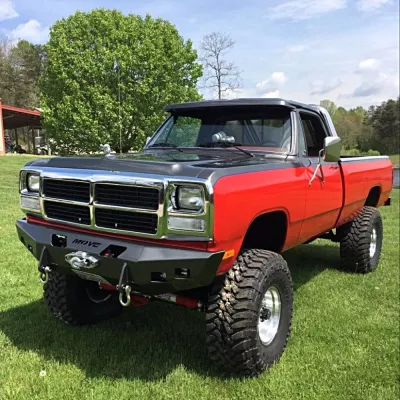 DODGE 150-250-350 1981-1993 with CLASSIC FRONT Weld It Yourself Offroad installed