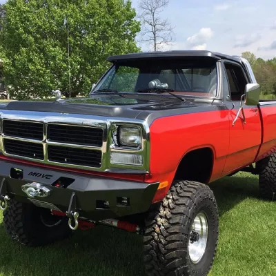 DODGE 150-250-350 1981-1993 with CLASSIC FRONT Weld It Yourself Offroad installed