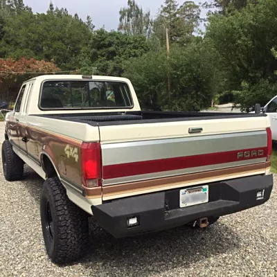 FORD F250-350 1987-1991 with CLASSIC REAR Weld It Yourself STANDARD installed