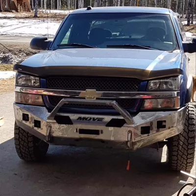 CHEVY 2500-3500HD 2003-2007 with CLASSIC FRONT Weld It Yourself Offroad installed