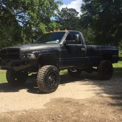 DODGE 2500-3500 1994-2002 with CLASSIC FRONT Weld It Yourself Offroad installed