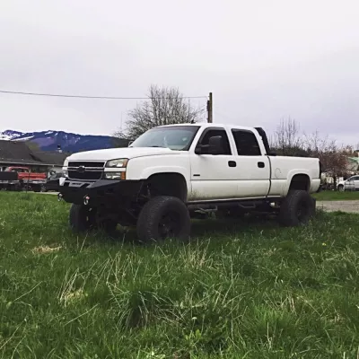 CHEVY 2500-3500HD 2003-2007 with CLASSIC FRONT Weld It Yourself Offroad installed
