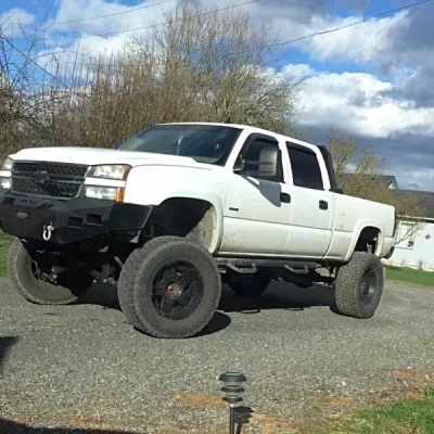 CHEVY 2500-3500HD 2003-2007 with CLASSIC FRONT Weld It Yourself Offroad installed