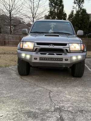 TOYOTA 4RUNNER 1999-2002 with CLASSIC FRONT PREFABRICATED STANDARD installed