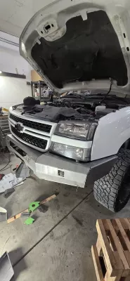 CHEVY 2500-3500HD 2003-2007 with FALCON FRONT Weld It Yourself STANDARD installed