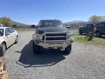 DODGE 2500-3500 2010-2018 with FALCON FRONT Weld It Yourself STANDARD installed