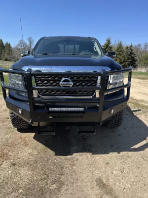 NISSAN TITAN 2016-2023 with CLASSIC FRONT Weld It Yourself STANDARD installed