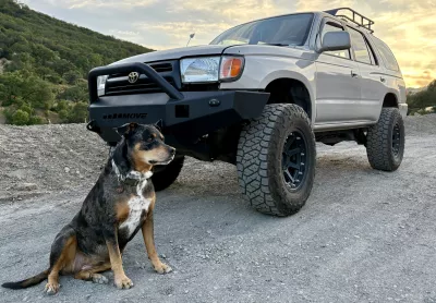 TOYOTA 4RUNNER 1999-2002 with CLASSIC FRONT Weld It Yourself STANDARD installed