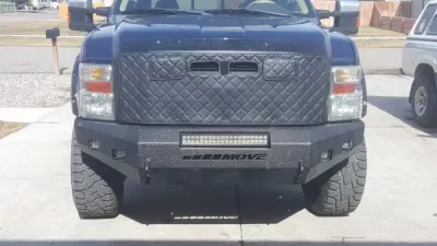 FORD F250-350 2008-2010 with CLASSIC FRONT Weld It Yourself STANDARD installed