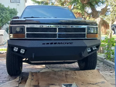 DODGE DAKOTA 1987-1996 with PRECISION FRONT Weld It Yourself STANDARD installed
