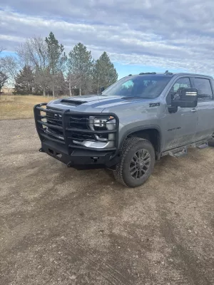 CHEVY 2500-3500HD 2024-2026 with CLASSIC FRONT Weld It Yourself STANDARD installed