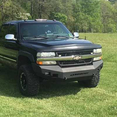 CHEVY 2500-3500HD 1999-2002 with CLASSIC FRONT Weld It Yourself STANDARD installed