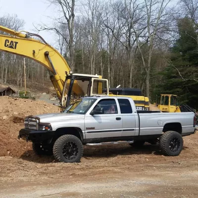 DODGE 2500-3500 1994-2002 with CLASSIC FRONT Weld It Yourself STANDARD installed