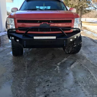 CHEVY 1500 2007.5-2013 with CLASSIC FRONT Weld It Yourself STANDARD installed