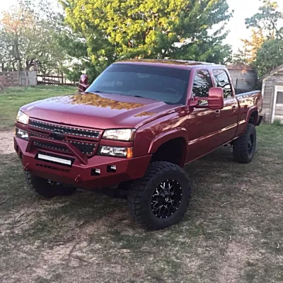 CHEVY 2500-3500HD 2003-2007 with CLASSIC FRONT Weld It Yourself STANDARD installed