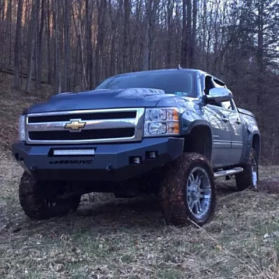 CHEVY 1500 2007.5-2013 with CLASSIC FRONT Weld It Yourself STANDARD installed