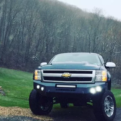 CHEVY 1500 2007.5-2013 with CLASSIC FRONT Weld It Yourself STANDARD installed