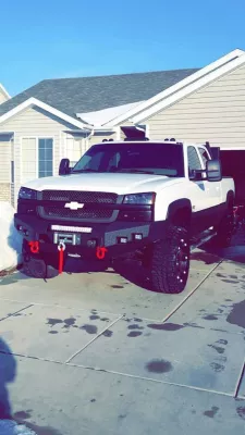 CHEVY 2500-3500HD 2003-2007 with CLASSIC FRONT Weld It Yourself Offroad installed