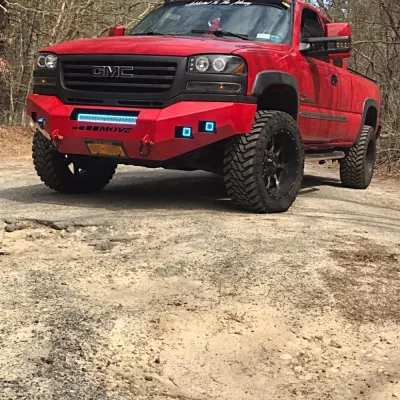 GMC 2500-3500HD 2003-2007 with CLASSIC FRONT Weld It Yourself STANDARD installed