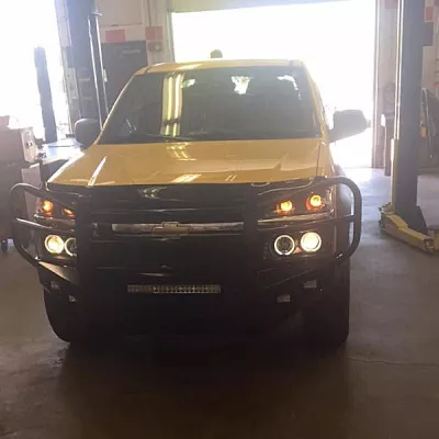 CHEVY COLORADO 2004-2012 with CLASSIC FRONT Weld It Yourself STANDARD installed