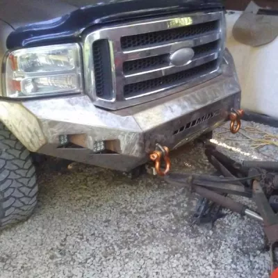 FORD F250-350 2005-2007 with CLASSIC FRONT Weld It Yourself STANDARD installed