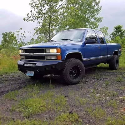 CHEVY 1500 1988-1998 with CLASSIC FRONT Weld It Yourself STANDARD installed