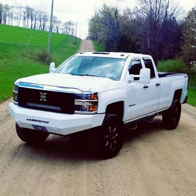 CHEVY 2500-3500HD 2015-2019 with CLASSIC FRONT Weld It Yourself STANDARD installed