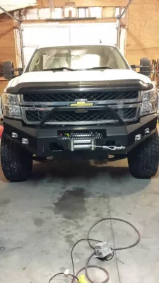 CHEVY 2500-3500HD 2011-2014 with CLASSIC FRONT Weld It Yourself Offroad installed