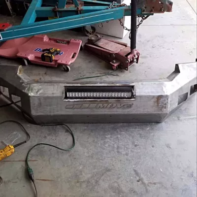 FORD F250-350 2005-2007 with CLASSIC FRONT Weld It Yourself STANDARD installed