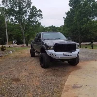 FORD F250-350 2005-2007 with CLASSIC FRONT Weld It Yourself STANDARD installed