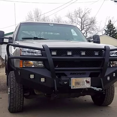 CHEVY 2500-3500HD 2003-2007 with CLASSIC FRONT Weld It Yourself Offroad installed