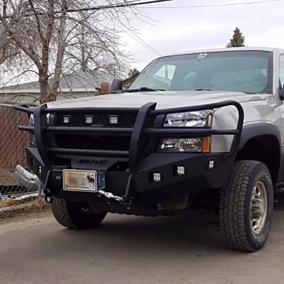 CHEVY 2500-3500HD 2003-2007 with CLASSIC FRONT Weld It Yourself Offroad installed
