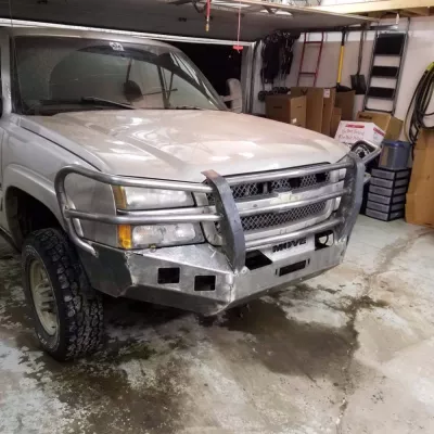 CHEVY 2500-3500HD 2003-2007 with CLASSIC FRONT Weld It Yourself Offroad installed