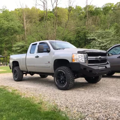 CHEVY 2500-3500HD 2007.5-2010 with CLASSIC FRONT Weld It Yourself STANDARD installed