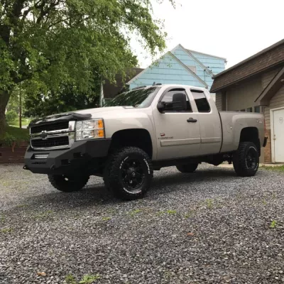 CHEVY 2500-3500HD 2007.5-2010 with CLASSIC FRONT Weld It Yourself STANDARD installed