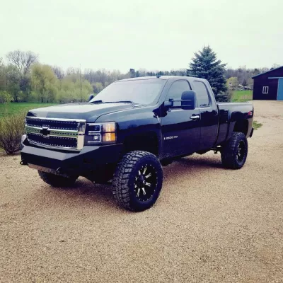 CHEVY 2500-3500HD 2007.5-2010 with CLASSIC FRONT Weld It Yourself STANDARD installed