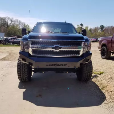 CHEVY 2500-3500HD 2007.5-2010 with CLASSIC FRONT Weld It Yourself STANDARD installed