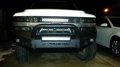CHEVY 2500-3500HD 1999-2002 with CLASSIC FRONT Weld It Yourself STANDARD installed