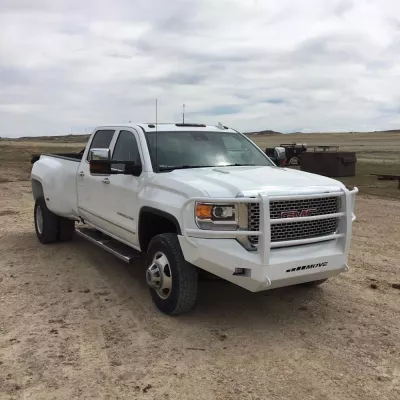 GMC 2500-3500HD 2015-2019 with CLASSIC FRONT Weld It Yourself STANDARD installed