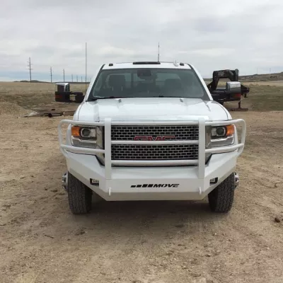GMC 2500-3500HD 2015-2019 with CLASSIC FRONT Weld It Yourself STANDARD installed
