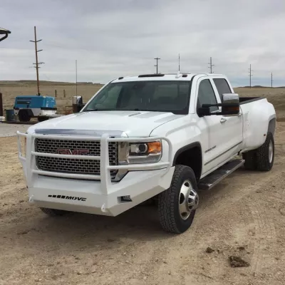 GMC 2500-3500HD 2015-2019 with CLASSIC FRONT Weld It Yourself STANDARD installed